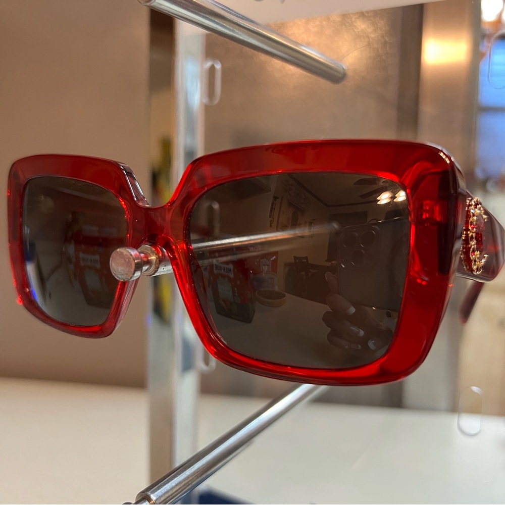 Versace Vibrant Red Eyewear